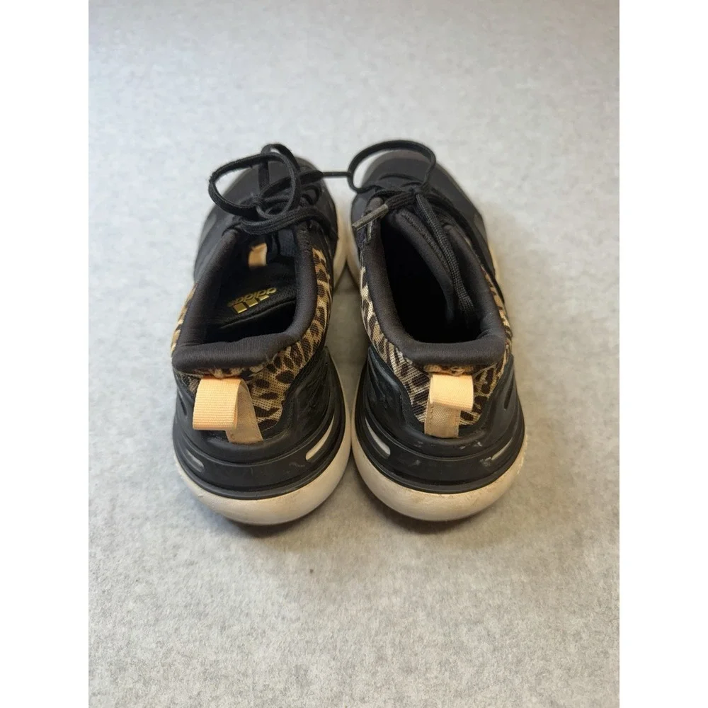 Adidas RapidaSport Bounce Black Sneakers Running Shoes Kids Size 4 Youth